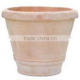 Painted/Washed Terracotta Pots, handmade clay pots for garden