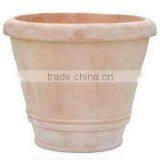 Painted/Washed Terracotta Pots, Handmade Clay Pots for Garden thumbnail-1