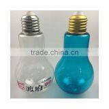 Empty Transparent Plastic Light Bulb PET Plastic Light Bulb Shape Bottle thumbnail-2