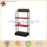 Metal Advertising Beverage Floor Display Rack Stand for Retail Store