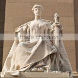 Large Outdoor Stone Carving Marble Justice Statue for Garden Decoration thumbnail-2