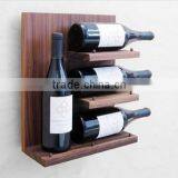 Hang on the Wall Wooden Wine Bottle Wooden Rack thumbnail-1