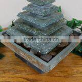 Slate Pyramid Tabletop Water Fountain thumbnail-4