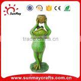 Polyresin Frog Planter Garden Figurine thumbnail-4