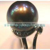 Rose Purple Seawater Tahitian Pearl Ring thumbnail-4
