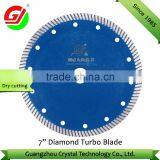High Quality Turbo Blade 7" 180mm Diamond Saw Blade for Granite/ Diamond Blade for Stone/diamond Tool Manufacturer thumbnail-1