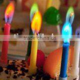 Romantic Coloured Flame Birthday Candle thumbnail-3