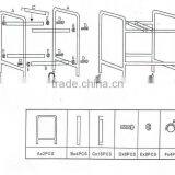 Rolling Pants Hanger/ Rolling Pant Trouser Trolley Hanger/metal Pants Hanger thumbnail-5