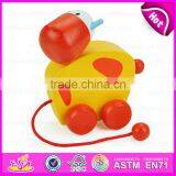 High Quality Creative Educational Toddler Toys Vehicle Drag and Pull Toy for Children W05B104 thumbnail-6