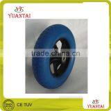 High Quality Various PU Flat Free Tire / Type Rubber Wheel / Wheel Barrow Rubber Wheel thumbnail-2