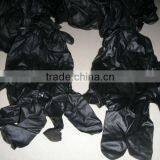 100% Black Latex Tattoo Gloves--Powder Free thumbnail-1