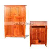 CUPBOARD WITH HANGERS BAR, SHELF AND 2 DRAWERS thumbnail-1