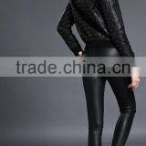 Real Sheep Leather Pants PU Leather Trousers thumbnail-2