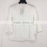 Latest Design Women Fancy White Button up Shirt thumbnail-5