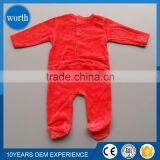 Customized Cheap Baby Girl Romper Oem Baby Velvet Romper thumbnail-2