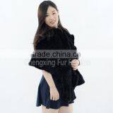 CX-B-M-58G Wholesale Fashionable Women Mink Fur Shawl And Stole thumbnail-2