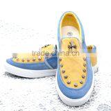 Comfortable Design Student Fashion Flat Slip-on Men Canvas Shoes With Rivet thumbnail-2