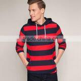 2016 New Style Mans Stripes Custom Two Tone Hoodies