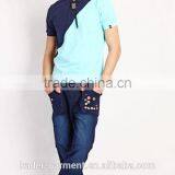 Color Combination Polo Shirts , Color Block Polo Shirts ,Golf Shirts thumbnail-3