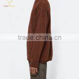 Knitting Pattern Crew Neck Men Cashmere Sweater Autumn Solid Color thumbnail-4