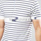 Stripped Polo t Shirt for Man in Fashinable Design thumbnail-3