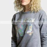 Custom Hoodies Long Sleeve Crew Neck Sportswear,women Hoody, thumbnail-3