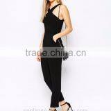 Cut-out Sexy Cross Straps Jumpsuit Women Fashion Jumpsuits for Women 2015 thumbnail-5