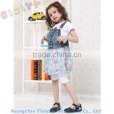 2014 Jeans-mixed Fashion Girl Dress 3pcs Set in Stock Flower Girl Dress thumbnail-2