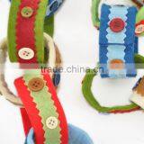 1 PC Charm Christmas Ornament Multicolor Circle Long Rope Cord thumbnail-1