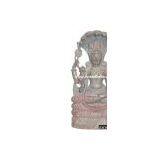 Hand Carved Stone Lord Narayan Figure Indian Art thumbnail-1
