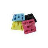 Colorful Silicone Kitchenware Bakeware, 5pc Shape Ice Cubes Tray Non Toxic OEM thumbnail-1