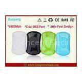 External 6800mah Green Ultra Slim Lithium Ion Power Bank , PSP , Digital Camera Power Banks