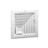 Clear Anodize Aluminum Extrusion Corner / Frame Profile For Air Vents