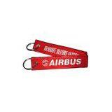 remove before flight keychains/keyring/key rings/key chains,Embroidered remove before flight keytags