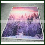 Amazing Digital Trees Graphic Printed Throw Blanket