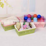 Plastic Storage Baskets With Different Sizes Small Plastic Storage Baskets Bathroom Storage Baskets thumbnail-1