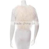 SJ214-01 Long Fur Shortest Length Mongolian Lamb Fur Material Polyester Lining Jackets Gilets Girl 2016 Sandrafur thumbnail-3