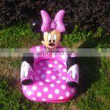 ICTI Approved Material Comply With ASTM Standard and EN 71 Cartoon Winnie Air Bed Inflatable Bed Sofa thumbnail-4