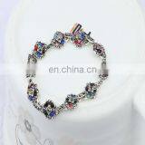 Turkish Jewelry Vintage Design Antique Multi Gemostone Sterling Silver Bracelets Bijouterie Resin Bracelets thumbnail-4
