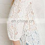 Casual Girls O-Neck Long Sleeve Lace T-Shirts thumbnail-4