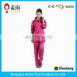 Maiyu Waterproof Red Plastic Raincoat thumbnail-1