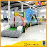 AOQI good selling gym equipment train inflatable play tunnel children toys inflatable obstacle tunnel