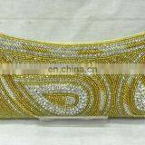 Crystal Studded Vintage Clutch Purse thumbnail-1