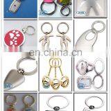 A Pair of Mini Cap Decorations Metal Crafts Silver Pendant Keychain thumbnail-3