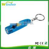 Winho Customized Style Plastic Cylinder Led KeyChain