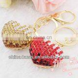 3D Heart Shaped Diamond Keychain CD-KD038 thumbnail-1