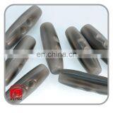 Nickle Free Customized 4CM - -5CM Shinny Grey Color Barrel Resin Polyester Toggle Used In Europe thumbnail-3