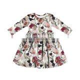 Long Sleeve Dress Girls Flower Girl Dress Boho thumbnail-1