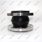 EPDM NR NBR Rubber DIN ANIS Carbon Steel Flange Type Single Sphere Rubber Expansion Joint thumbnail-1