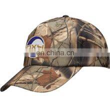 Camouflage Cotton Twill Custom Camo Baseball Cap Closed Back